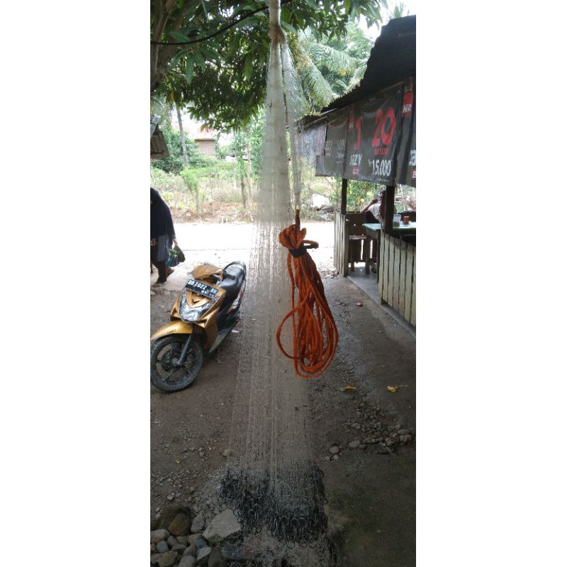 

jala ikan masher dan berpariasi mulai dari kecil sampai yg besar