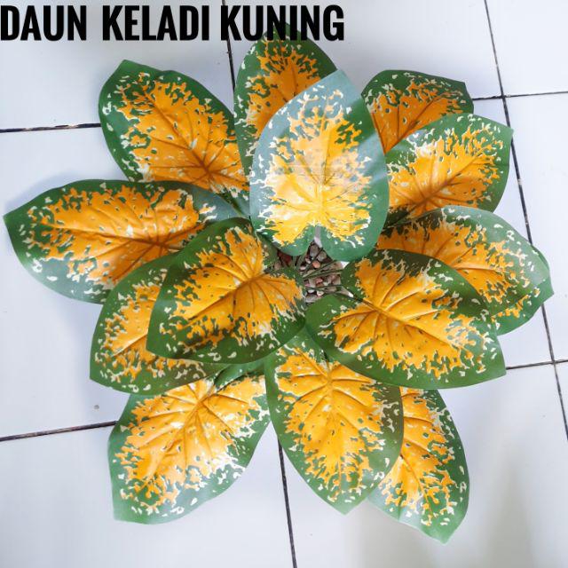 Daun Saja Daun Keladi Grup Artificial Monstera Pakis Keladi Pakis Besi Beras Tumpah Sirih Gading Shopee Indonesia