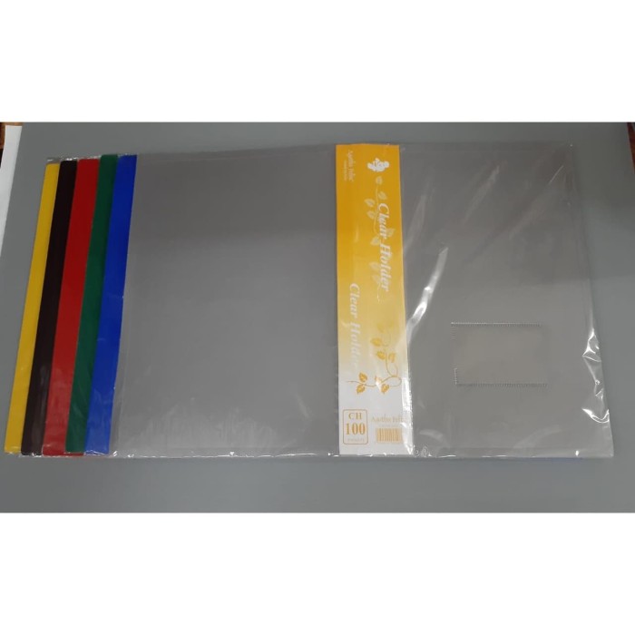 

CLEAR HOLDER FELIX FOLIO 100 LEMBAR | DOCUMENT KEEPER | STATIONERY - Abu-abu