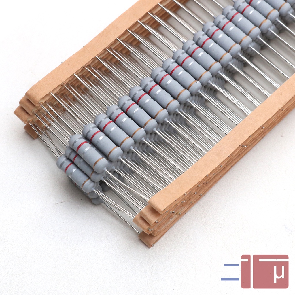 Resistor 0.82R 0.82 Ohm 2W Metal Oxide 5% Taiwan Kaki Tembaga