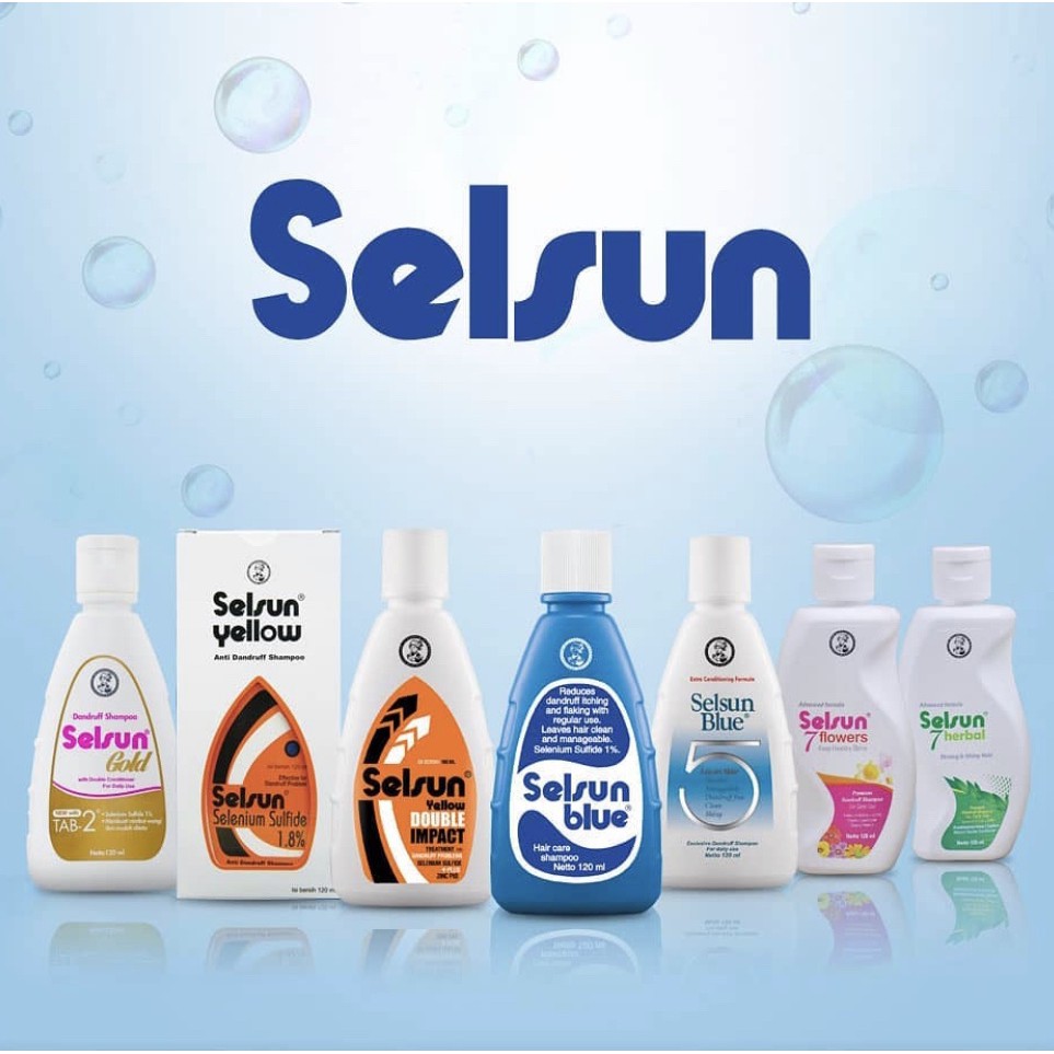 SELSUN Blue Shampoo / Selsun Blue Five / Selsun Gold / Selsun Yellow Double Impact 100 ml