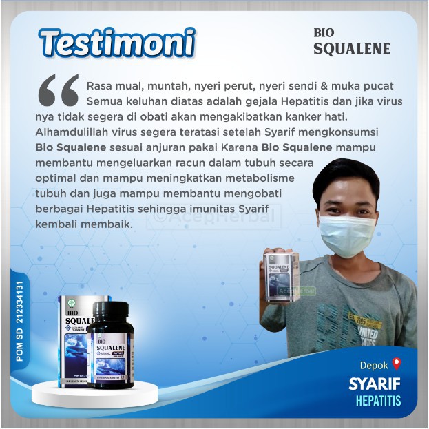 Obat Liver Kronis, Kanker Hati, Stadium A B C D, Sirosis, Peradangan Hati, Hepatitis, Penyakit Kuning, Kanker Hati Anak, Kanker Pembuluh Darah, Hati Bengkak - Bio Squalene Asli 100% Original