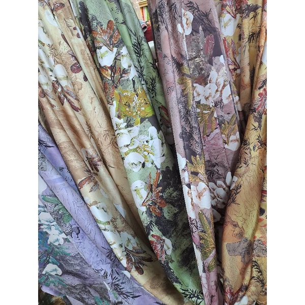 Jual kain silk A*Rmani Premium Flowers Shopee Indonesia