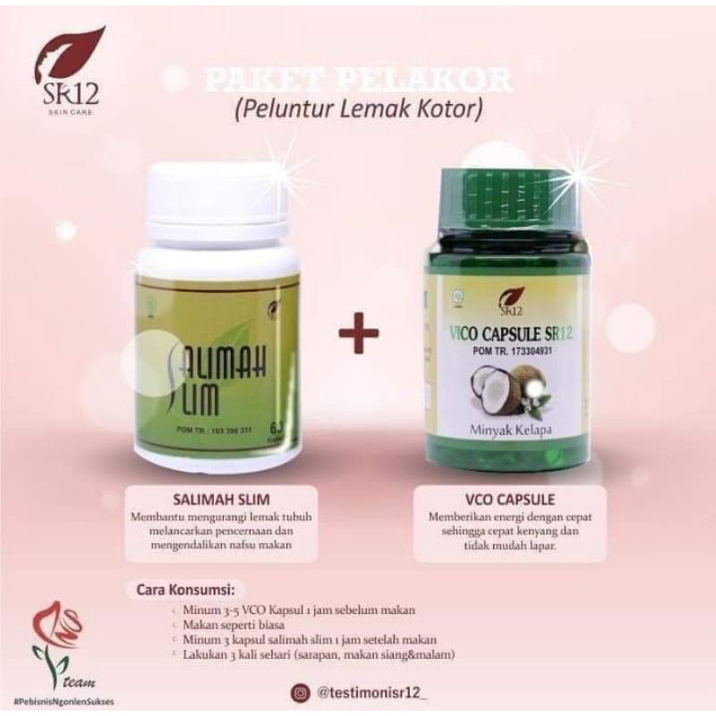 AMPUH  PELANGSING BADAN / PAKET PELAKOR (PELUNTUR LEMAK KOTOR)/ PELANGSING BPOM