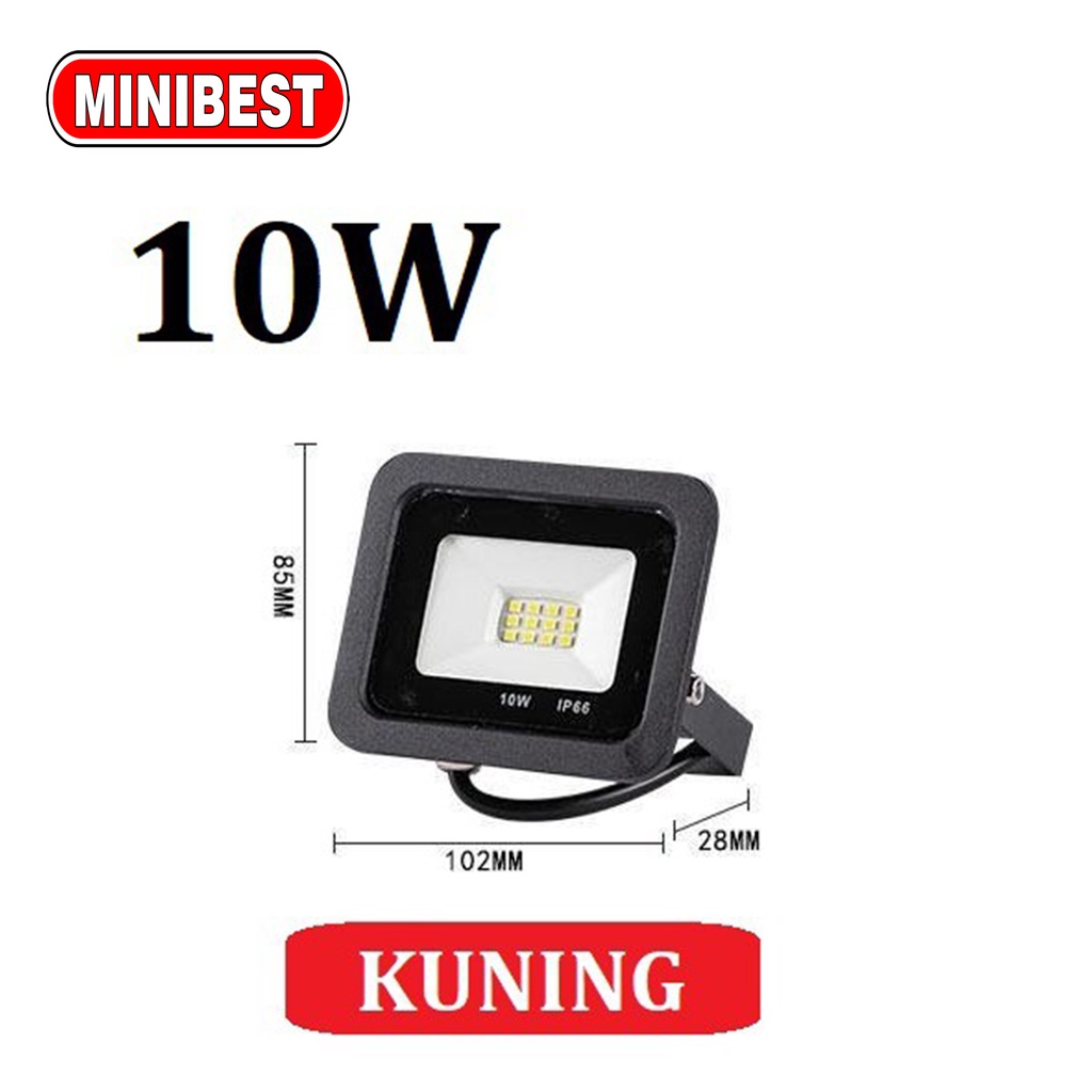 NEW lampu led sorot 10 WATT PUTIH KUNING floodlight /LED KAP SOROT PHILIPS MODEL