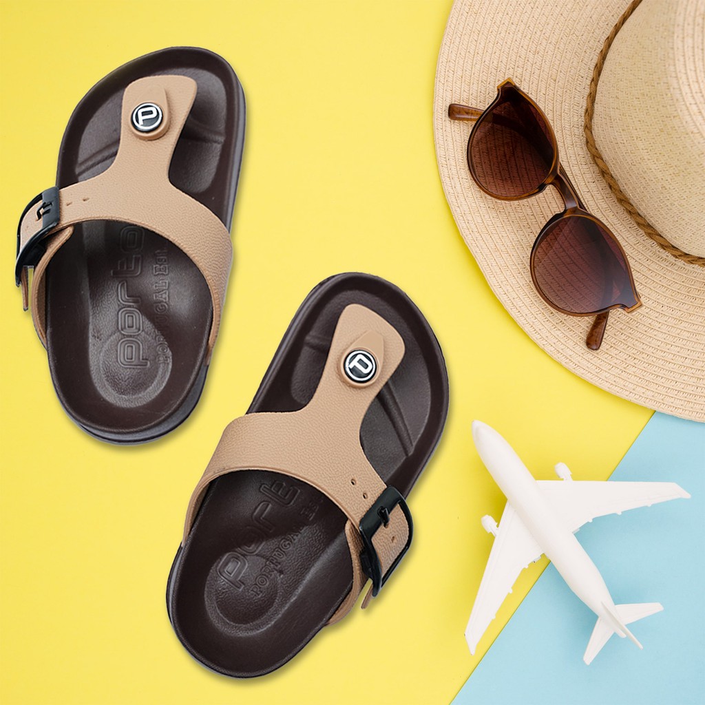 Porto - Sandal Jepit Pria Kuat dan Nyaman Anti Slip Anti Jamur Original 1028M-1