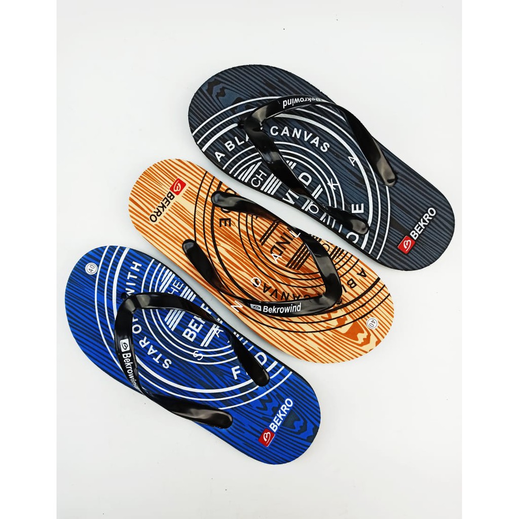 Sandal Jepit Pria Bekro 1 | Sendal Distro Surfing Casual | Sandal Jepit