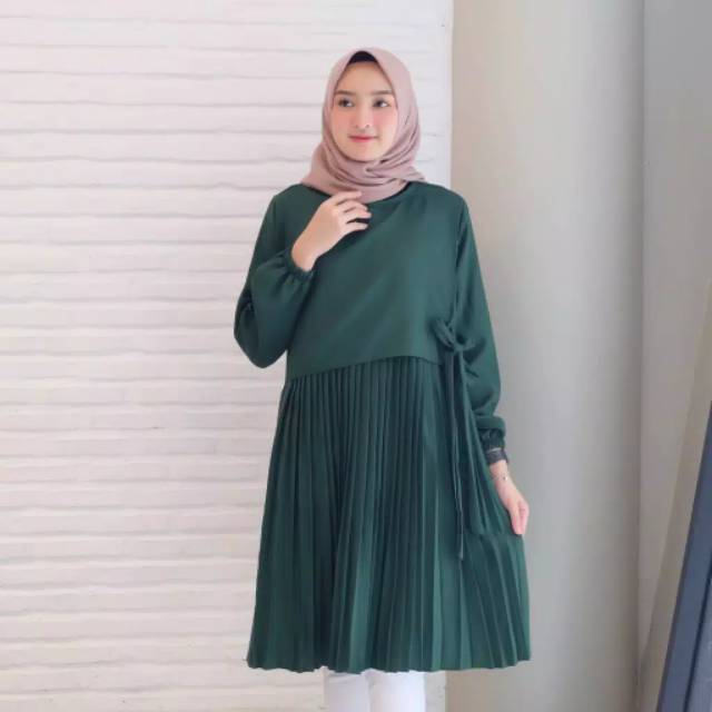 Ines tunik plisket Fit To L