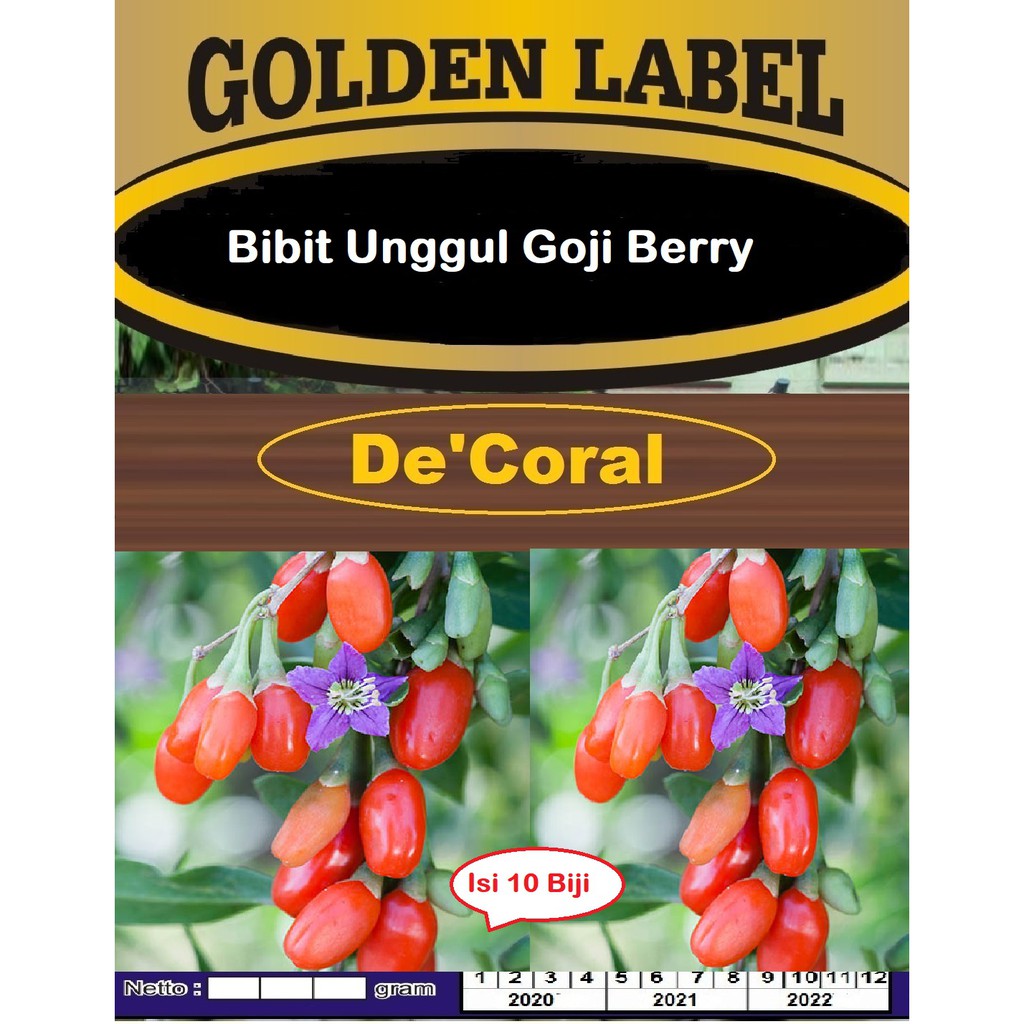Bibit Unggul Goji Berry | Benih Goji Berry