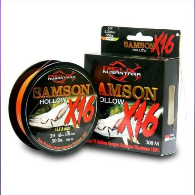 PE. RELIX NUSANTARA SAMSON HOLLOW X16 (MULTICOLOR) 300m / 600m