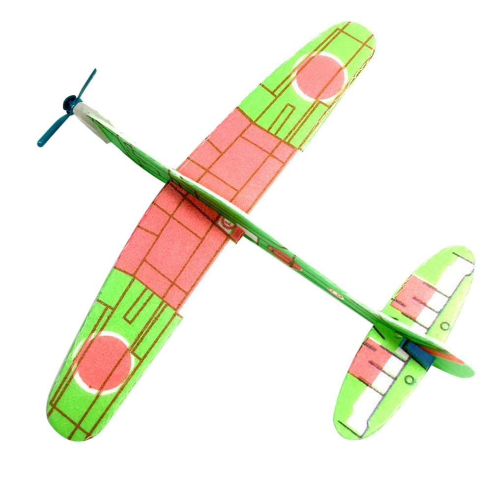 Hand Launch Throwing Glider Aircraft Inertial Foam DIY Airplane Toy Model