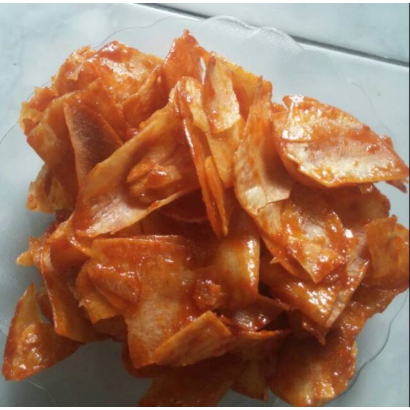 

Kripik Singkong Pedas Balado SK