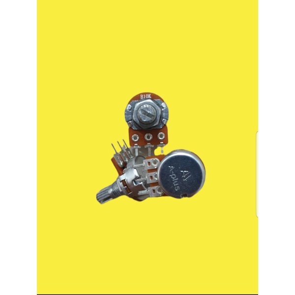 Potensio Potensiometer Mono 3 Pin 10K Aplus A-plus Bagus As Pendek