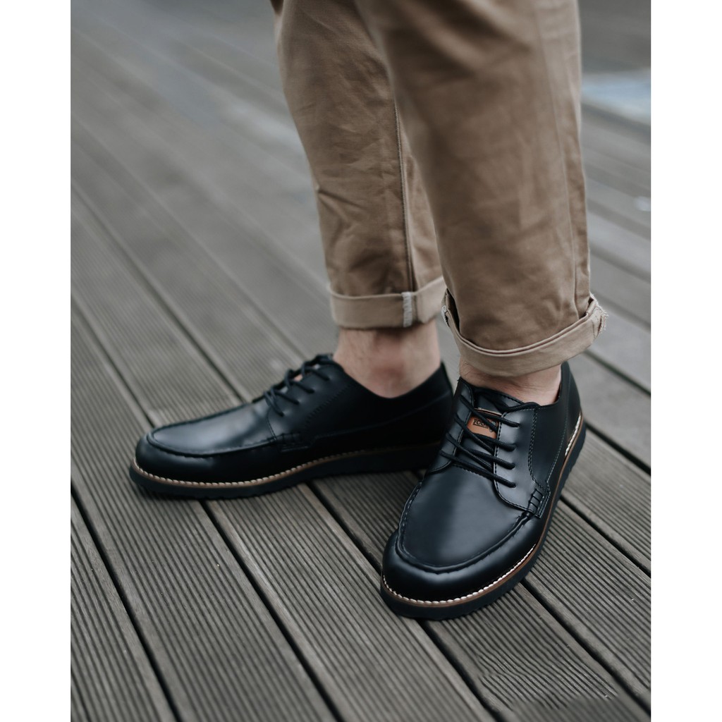  Sepatu  Formal Pantofel  Pria  Original Costa Black Empuk  