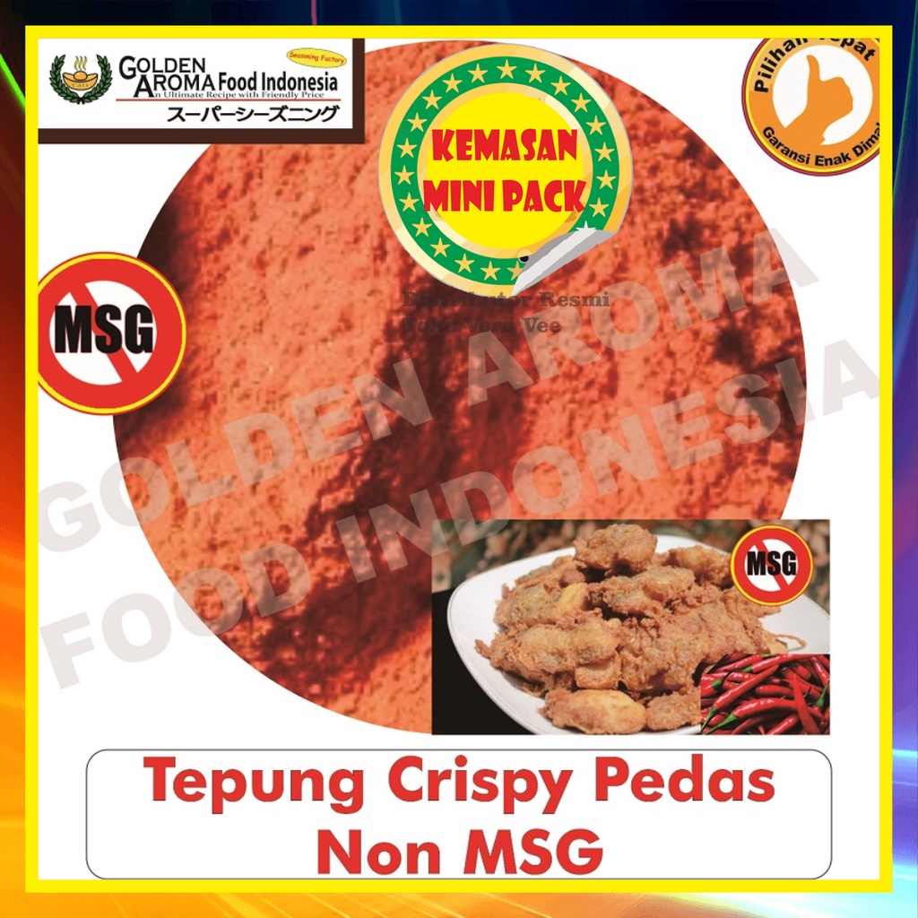 

Bubuk Tepung Bumbu Crispy Gurih Pedas Non MSG 50Gr Tepung Bumbu Crispy Gurih Pedas Non MSG Powder Murah Bisa Kiloan Premium Murni Tanpa Campuran Aneka Instan Asli Enak Terbaik Halal Kekinian Pabrik Grosir Agen Distributor Toko Bukan 100Gr 100 Gram