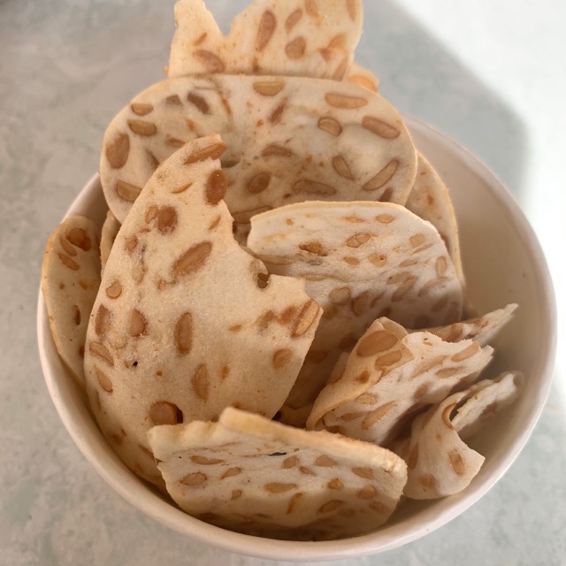 

Keripik tempe putih