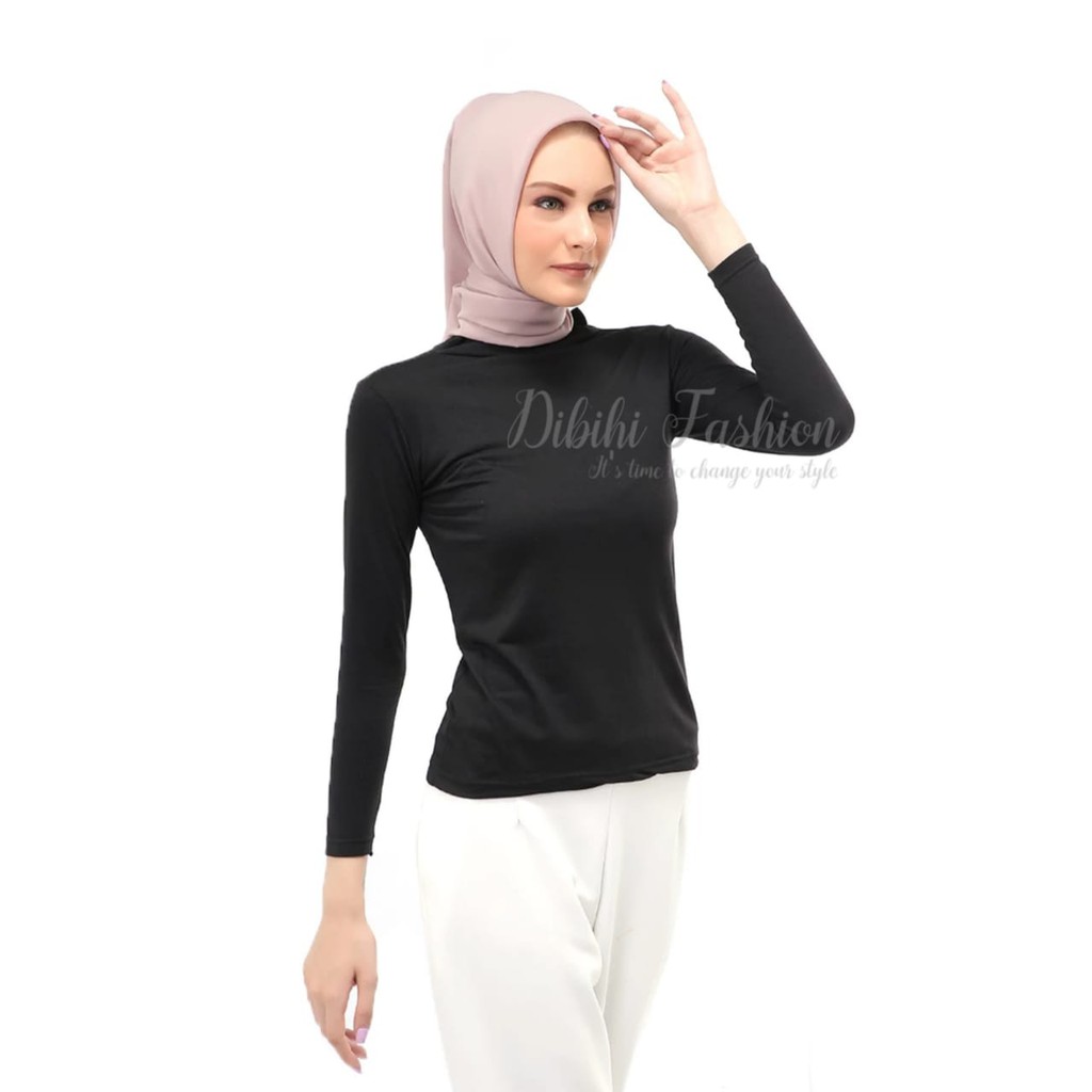 Manset Wanita | Manset Turtle Neck | Inner Kaos Wanita Lengan Panjang