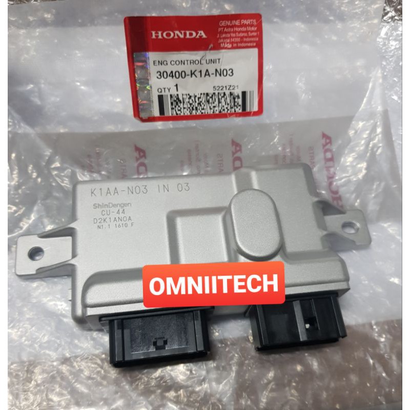 30400-K1A-N03  ECU CDI BEAT ESP 2021 NON ISS PENGGANTI N01 N02 30400K1AN03