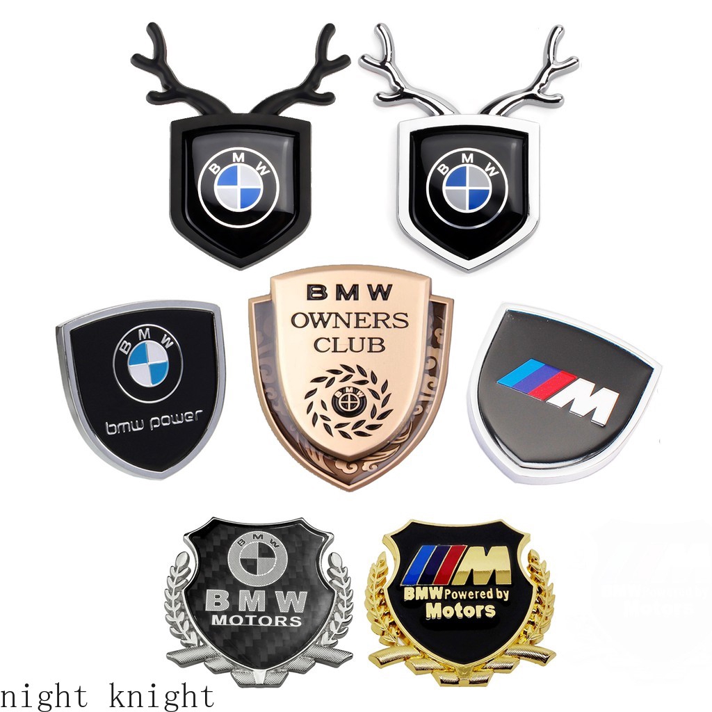 Stiker Emblem/Badge Night Knight Untuk Kaca Belakang Mobil Bmw E60 E46 E36 E38 E39 E34 E30 F10 F30