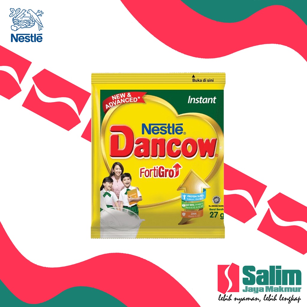 

Dancow Sachet 27g, Susu Bubuk Instant