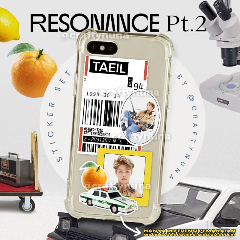 (NC-011) OT23 - NCT RESONANCE PT 2 DEPARTURE Sticker Set by Crafty Nuna 127 dream aesthetic stiker hp case