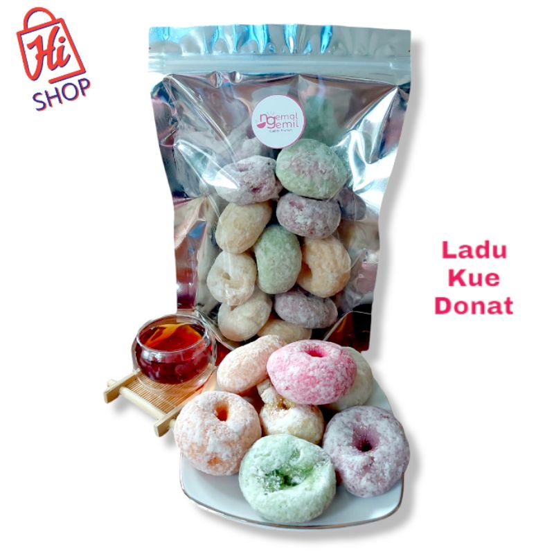 

Snack Jadul - Ladu Donut Kue Donat Bertabur Gula Homemade Kualitas Premium