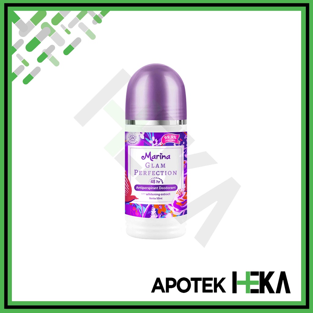 Marina Antiperspirant Deodorant 50 ml Whitening Extract 48 hr / 48 Jam (SEMARANG)