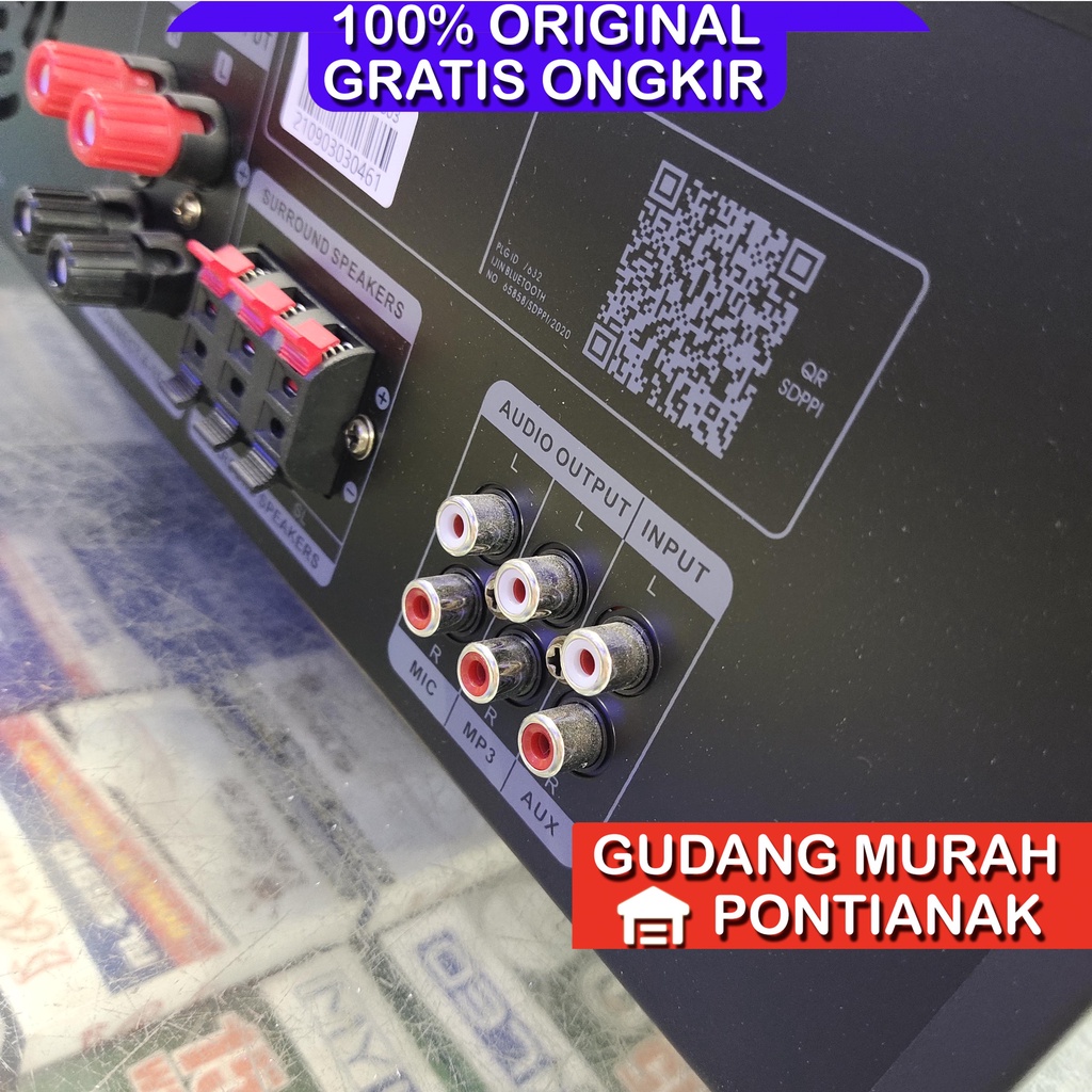 POWER AMPLIFIER AMPLI BLUETOOTH DAT 4 channel DA303 DA 303 KUAT DAN AWET