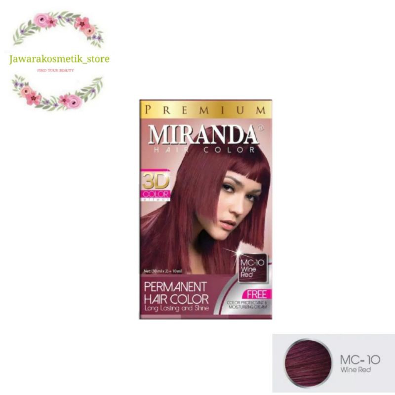 MIRANDA- Hair Color MC-10 Wine Red