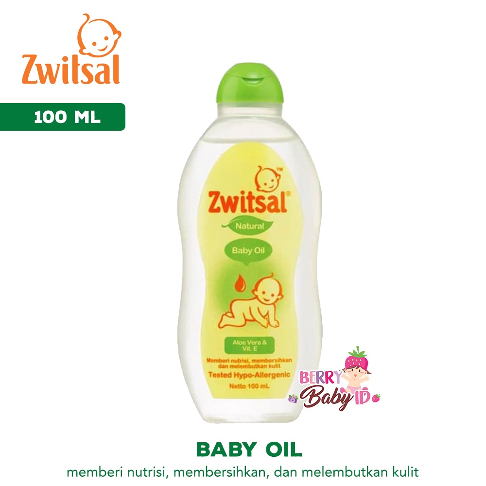 Zwitsal Baby Oil Natural Hypoallergenic Baby Spa 100 ml ZWT008 Berry Mart