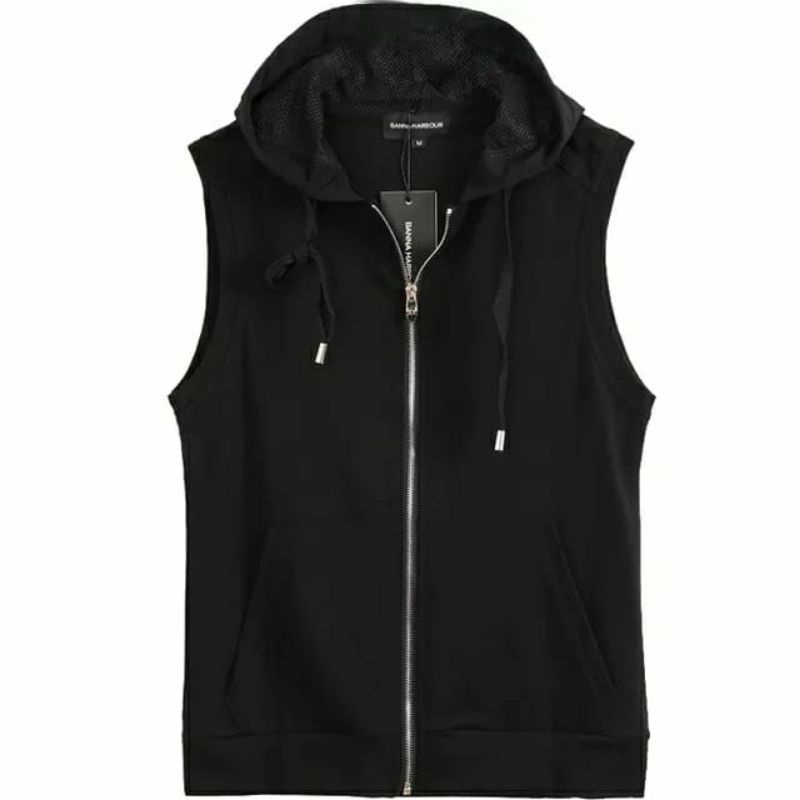 Jaket Rompi hoodie wanita vest distro