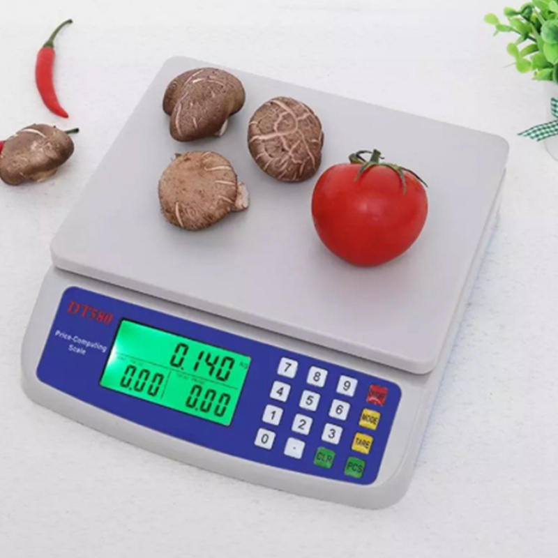 Timbangan Dapur 30kg/1g Plug Adaptor /Timbangan Buah/Digital Computing Scale/Timbangan digital/Electronic scale for fruits, meat and vegetables Timbangan