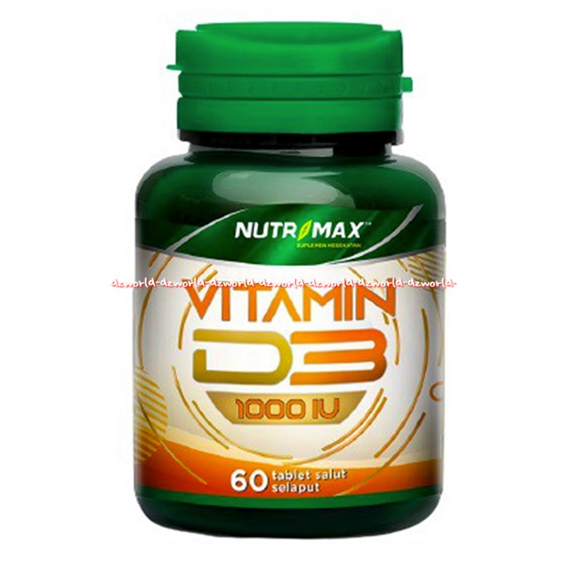 Nutrimax Vitamin D3 1000 IU 60tablet Vit D3 Untuk Tulang Kuat Nutri Max