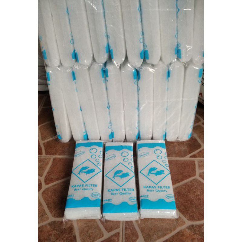 Kapas Filter/Kapas Dakron/Kapas busa Filter Aquarium BIRU