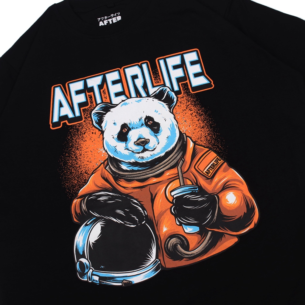 AFTERLIFE - Tshirt Afterout Panda Black | 21050A