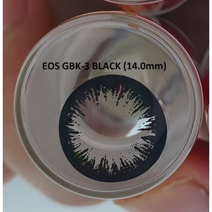 SOFTLENS FUZZY EOS GBK -3 BLACK ( NORMAL S.D -7.00 ) 14 MM