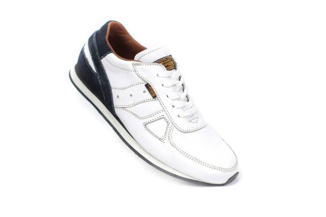 JELLAL WHITE | SKO x CEVANY | 100% Original Sepatu Pria Sneakers Kulit Asli