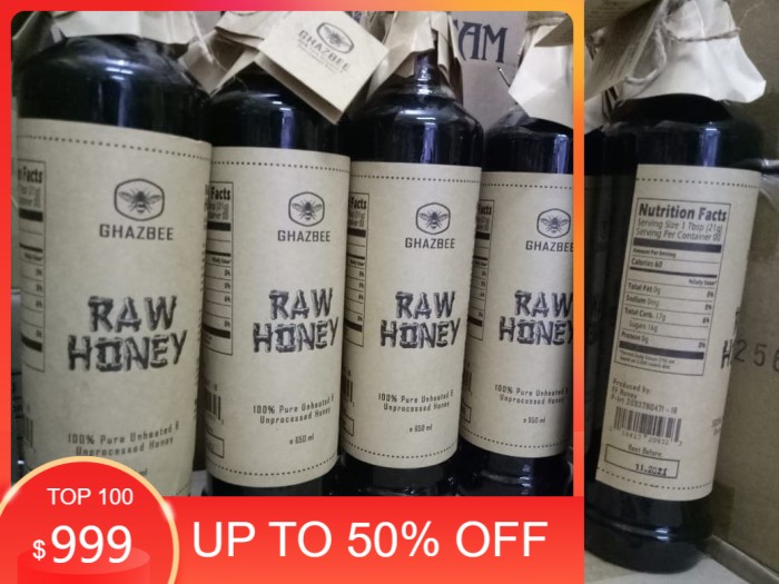 

Madu Ghazbee Madu Lebah Hutan Natural 640ml