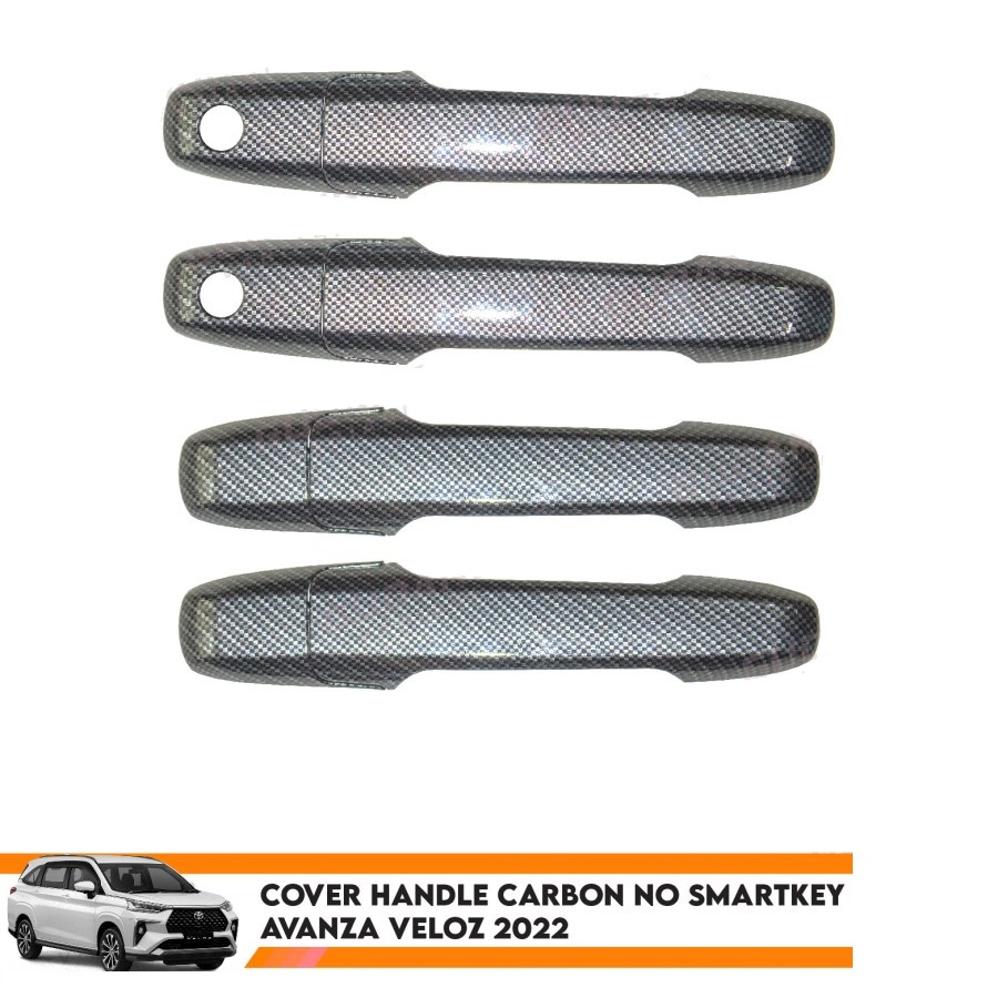 Cover Handle Avanza / Veloz / Xenia 2022 Carbon No Smartkey