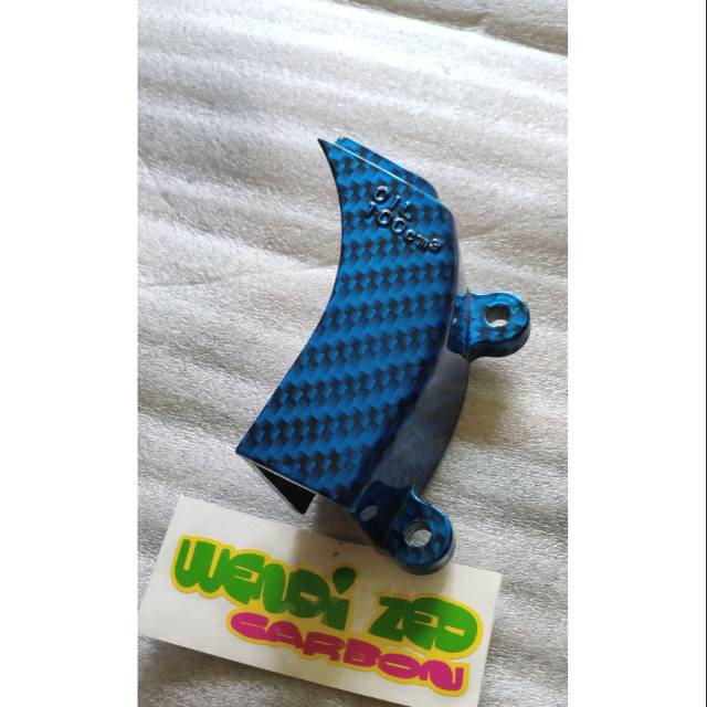 Cover cvt 100ml yamaha nouvo carbon biru