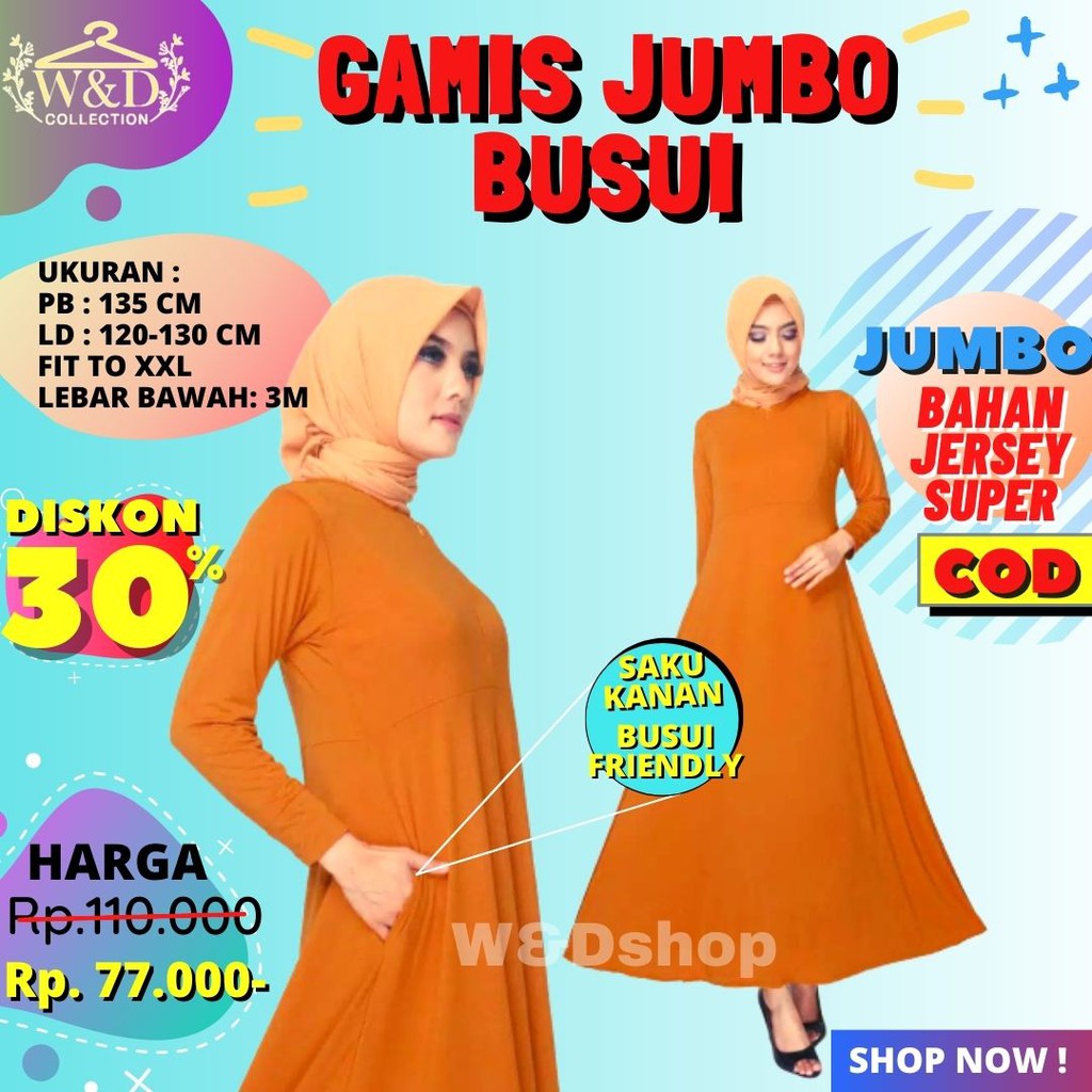 Cod Baju Gamis Jersey Jersi Jersy Jumbo Polos Gamis Jumbo Xxxl Gamis Syari Sari Syar I Dress Jumbo Shopee Indonesia