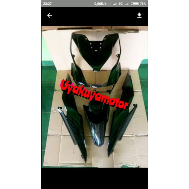 body bodi full halus beat new hitam 2016-2020