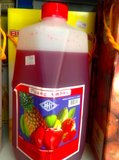 

SYRUP DHT 2 LITER RASA PISANG AMBON ASLI / KHAS MAKASSAR / SIRUP