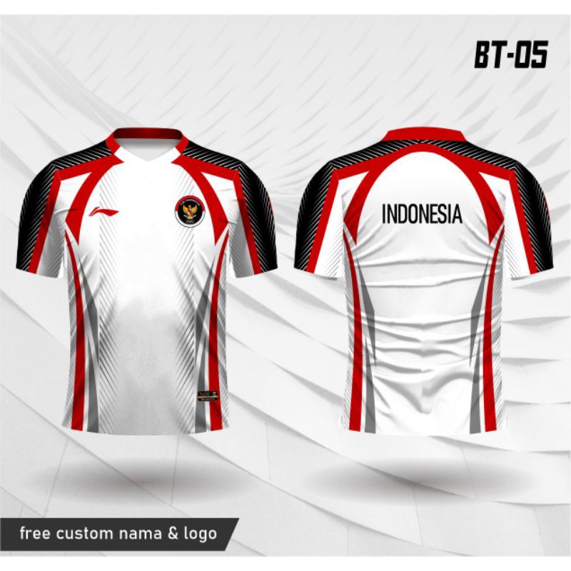 jersey timnas bulutangkis olimpiade tokyo baju badminton jersey olahraga