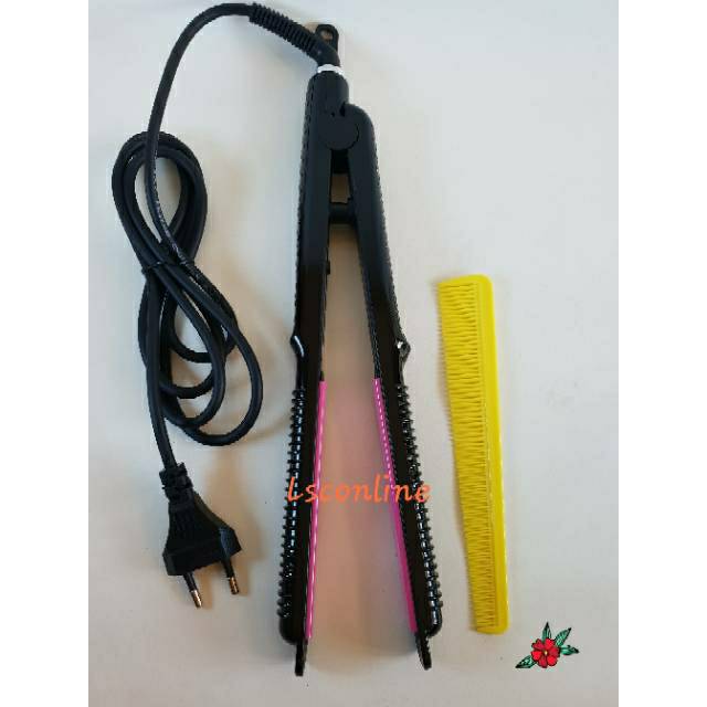 Catok Rambut Suhu 240C Ladystar Ls-818 Catokan 2in1 Rebonding Lurus Curly Kriting Original Termurah