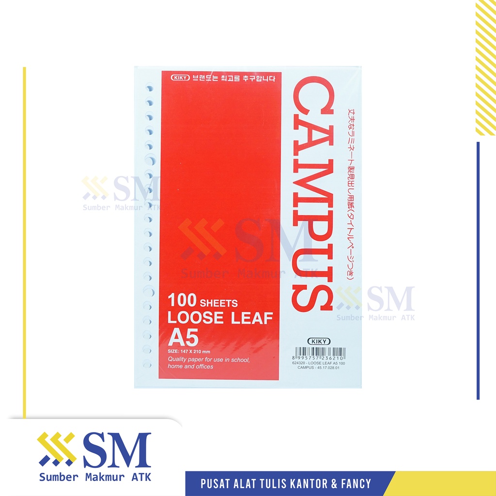 

LOOSE LEAF A5 / 100 KIKY