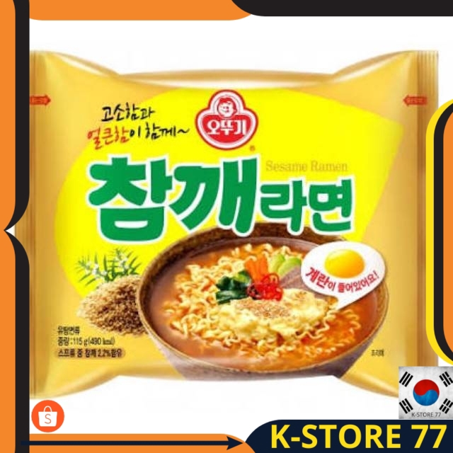 

MAKANAN KOREA/KOREAN FOOD/MIE KOREA INSTANT OTTOGI SESAME RAMEN SPICY EGG NOODLE MIE TELOR KOREA