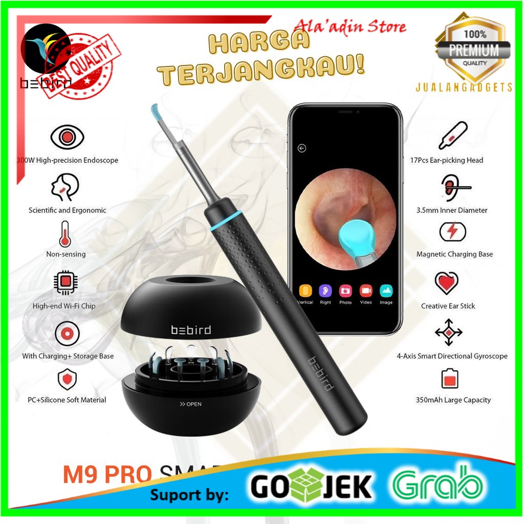 Ear Stick Bebird M9 Pro Smart Visual Endoscope 300W Ear Pick