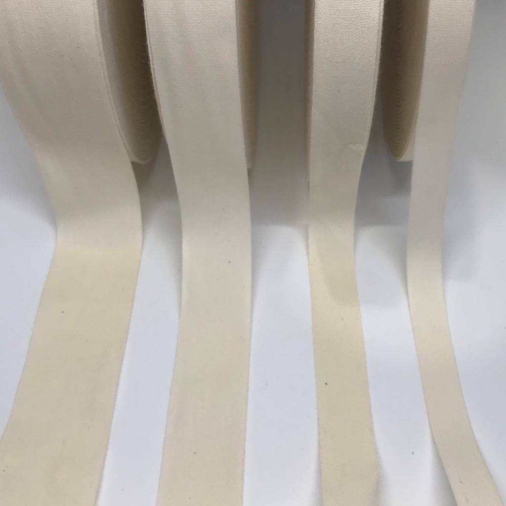 1 METER - LABEL KATUN POLOS/ LABEL PITA KATUN POLOS