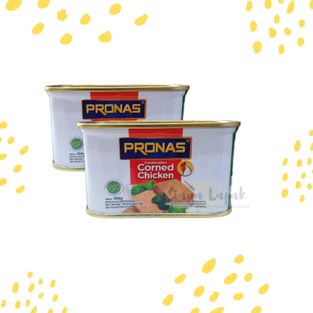 Pronas Kornet Ayam 198gr (Corned Chicken Can)